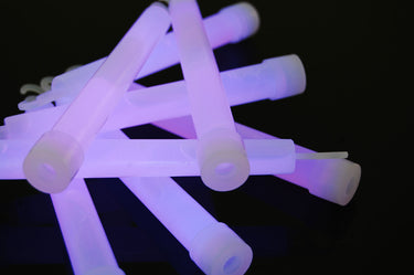 6 inch 15mm Purple Premium Safety Glow Sticks- 25 Per Package